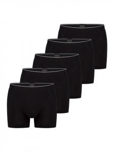 Schiesser Ретро шорты/брюки из органического хлопка 95/5 Originals, черные