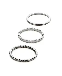 Комплект колец - серебряный комплект Адрианны Ana Luisa, silver