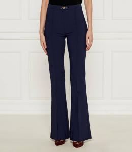 Брюки Elisabetta Franchi flare fit, фиолетовый