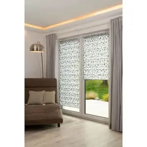 Двойной рулонный шторка Delphi защита от света без сверления, фиксированный размер K-Home, Stein/grau