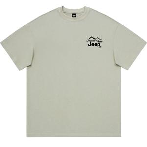 Футболка с рукавом дроп-шоулдер унисекс Jeep, лазурный