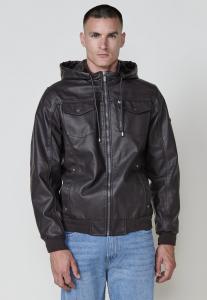 Куртка Koroshi Faux leather jacket, Marron Brown/Brown