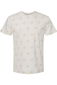 Футболка с принтом звезд Code Five, цвет natural heather star