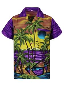 Рубашка King Kameha Sunglasses, фиолетовый