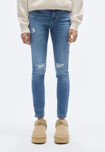 Onlwauw destroy jeans skinny fit Only Petite, Medium Blue Denim