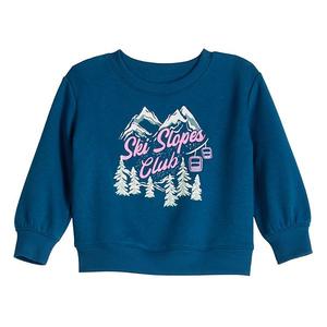 Детская флисовая толстовка core fleece crew Jumping Beans, Ski Slope Teal