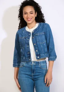 Укороченная джинсовая куртка Lolaliza, Medium Blue