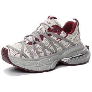 Низкие массивные кроссовки женские VAEL, Ancora Red