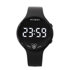 Disney Часы Electronic Movement Silicone Strap Watch Unisex Black Dial