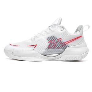 Binary Баскетбольные кроссовки с амортизацией, износостойкие, дышащие, нескользящие, унисекс, оригинальные, белые