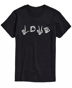 Мужская футболка Love Skeleton Hands Classic Fit AIRWAVES, черный