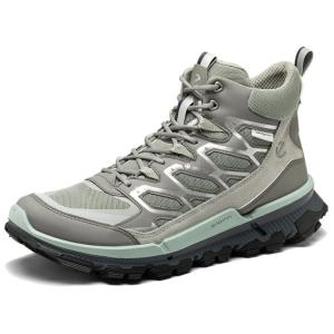 Мужские высокие горные и туристические ботинки Walking 2.2 gray Ecco, серый