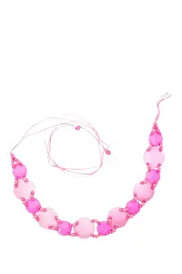 COLLEZIONE ALESSANDRO Пояс "Ракушки", пояс-ракушка для завязывания, розовый