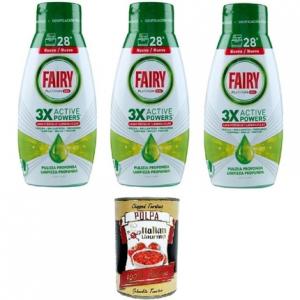 Fairy Platinum Deep Cleaning Гель для мытья посуды с лимонным ароматом, 28 стирок Italian Gourmet E.R