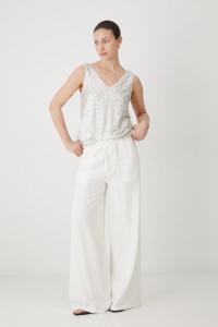 Брюки с добавлением льна Medicine, бежевый