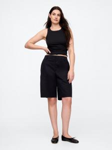 Тканевые шорты GAP, черный