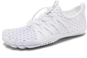 Водные тапочки WateLves для мужчин и женщин, босоножки с быстрым высыханием для плавания, пляжа, бассейна, походов, серфинга и ходьбы, белый