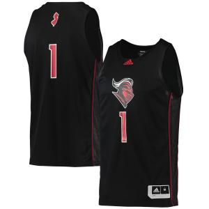Мужская баскетбольная майка adidas #1 Black Rutgers Scarlet Knights Swingman