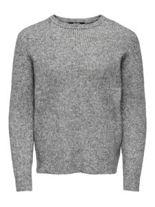 Свитер Only & Sons ONSTEGAN, пятнистый серый