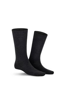 Носки Richard с манжетой, не сдавливающей давление, антрацитового цвета. Kunert