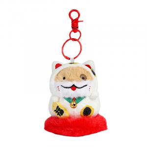 Милый плюшевый кукольный брелок в виде щенка-змеи высотой 11 см MENGMENGBUNNY