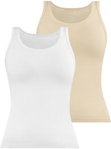 Топ Janice 2 x Damen Nazca, цвет beige/weiß