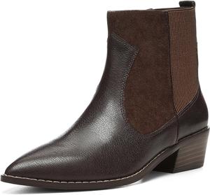 Женские модные сапоги Donald J Pliner Gazzi из состаренной кожи козы, Dark Brown