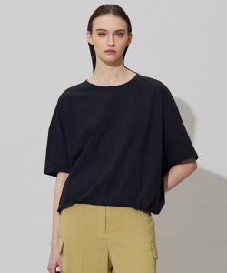 Пуловер с рукавами-летучей мышью из матовой ткани Scuba