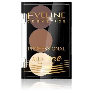 Набор для макияжа и укладки бровей Eveline Cosmetics All in One, оттенок 02