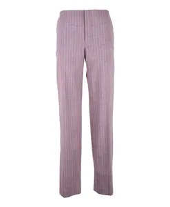 Классические брюки с широкими штанинами Moschino, фиолетовый