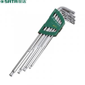 SATA 09716 Набор ключей в форме цветка с удлиненной шаровой головкой, 9 предметов