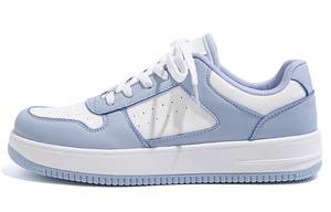 Кроссовки HUANQIU Skateboarding Shoes Men Low-top Blue, белый/синий