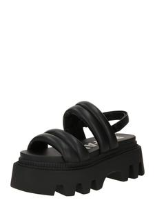 Сандалии с ремешками BUFFALO Flora, Black