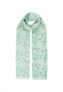 Шарф Porta с цветочным принтом по всей поверхности Harpa, зеленый