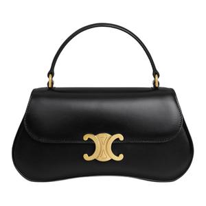 CELINE Сумка Teen Lola Shiny Cow Leather Crossbody Handbag Women's Black
