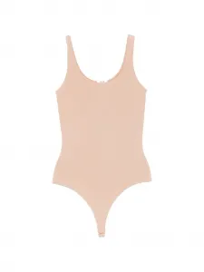 Боди с квадратным вырезом Wolford, бежевый