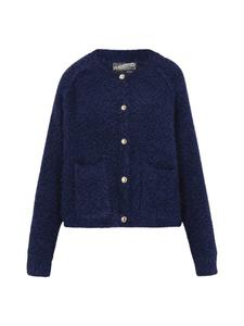 DreiMaster Женский кардиган темно-синего цвета