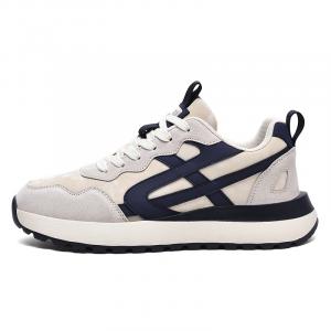 Мужские повседневные туфли G'VILL с амортизацией, увеличивающей высоту, устойчивые к истиранию и низким верхом G＇VILL, Sand Blue