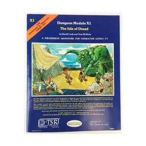 Модуль Isle of Dread (2nd Printing, Blue), Basic Dungeons & Dragons (Original Edition) - Modules & Adventures - X Series