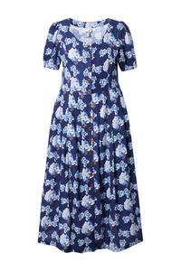 Платье-рубашка Ulla Popken, marine blue/Light blue