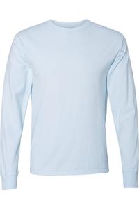 Футболка с длинным рукавом ComfortWash by Hanes Garment-Dyed, цвет soothing blue