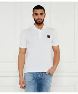 Футболка поло Regular fit Emporio Armani, белый