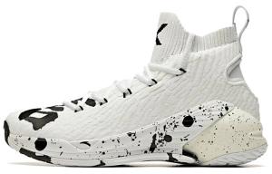 Баскетбольные кроссовки KT4 мужские высокие черные/белые Anta