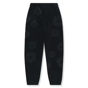 Спортивные брюки Denim Tears Cotton Wreath Sweatpants 'Black Monochrome', черный