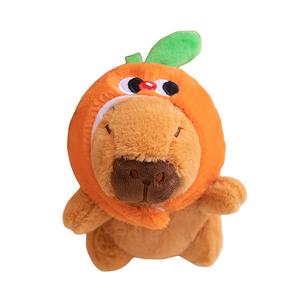 Кукла с капюшоном капибара плюшевый брелок высота 12см Bobby Bear