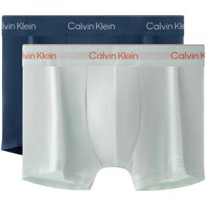 Мужские трусы 2 штуки Calvin Klein, синий/зеленый