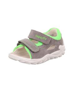 Сандалии superfit, цвет grau/hellgrün