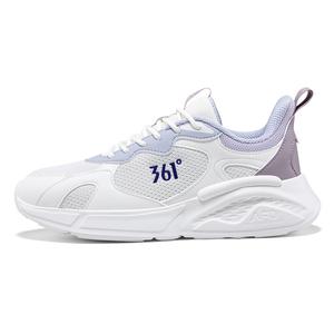 361° Нескользящие и дышащие низкие кроссовки для спринта, женские, белые, фиолетовые