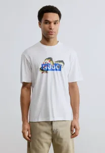 Футболка с принтом nalotrix Hugo, Open White