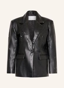 Блейзер insa из искусственной кожи Leger Studio, черный